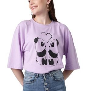 Women’s Graphic Printed T-Shirt – Soft Cotton Blend Tee for Everyday Style